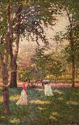 Paxton, William McGregor The Croquet Players Sweden oil painting artist
